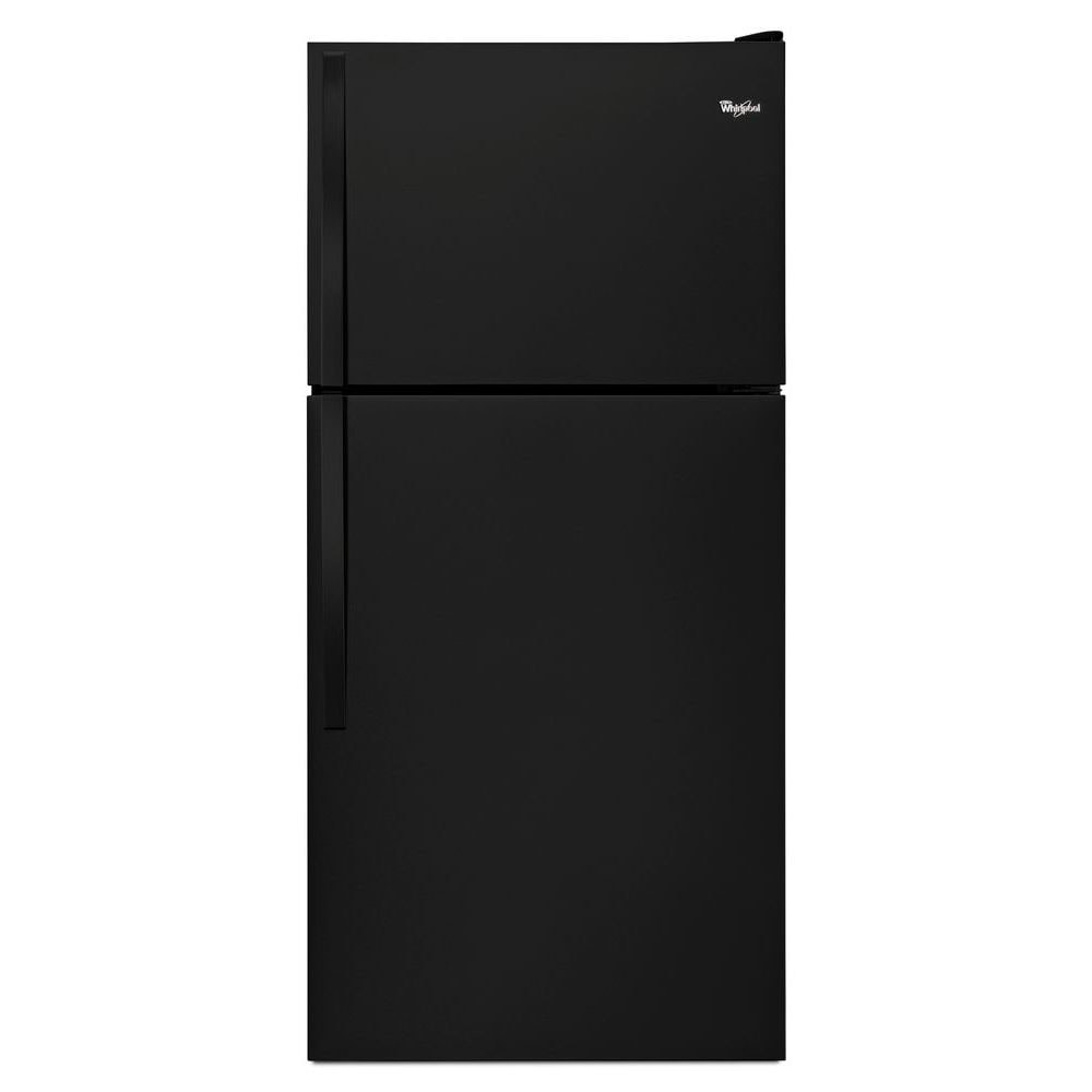 Whirlpool 18.2-cu ft Top-Freezer Refrigerator ( Black ) ENERGY STAR Certified