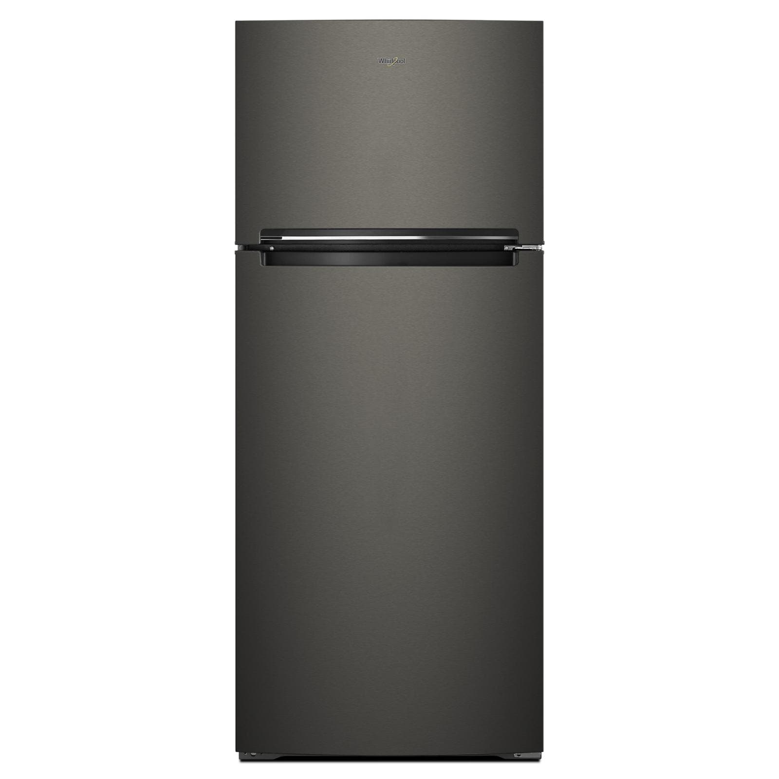 Whirlpool 17.6-cu ft Top-Freezer Refrigerator ( Black Stainless )