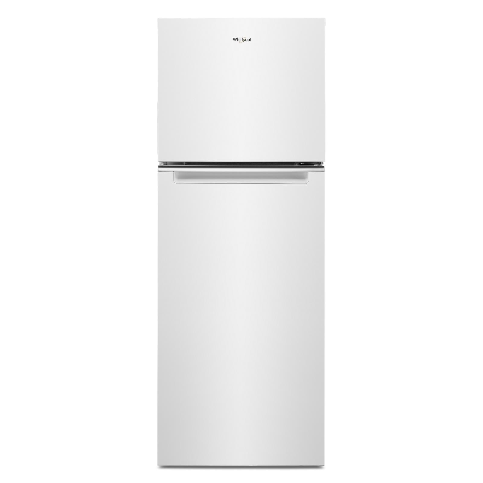 Whirlpool 12.9-cu ft Counter-Depth Top-Freezer Refrigerator Built-In ( White )