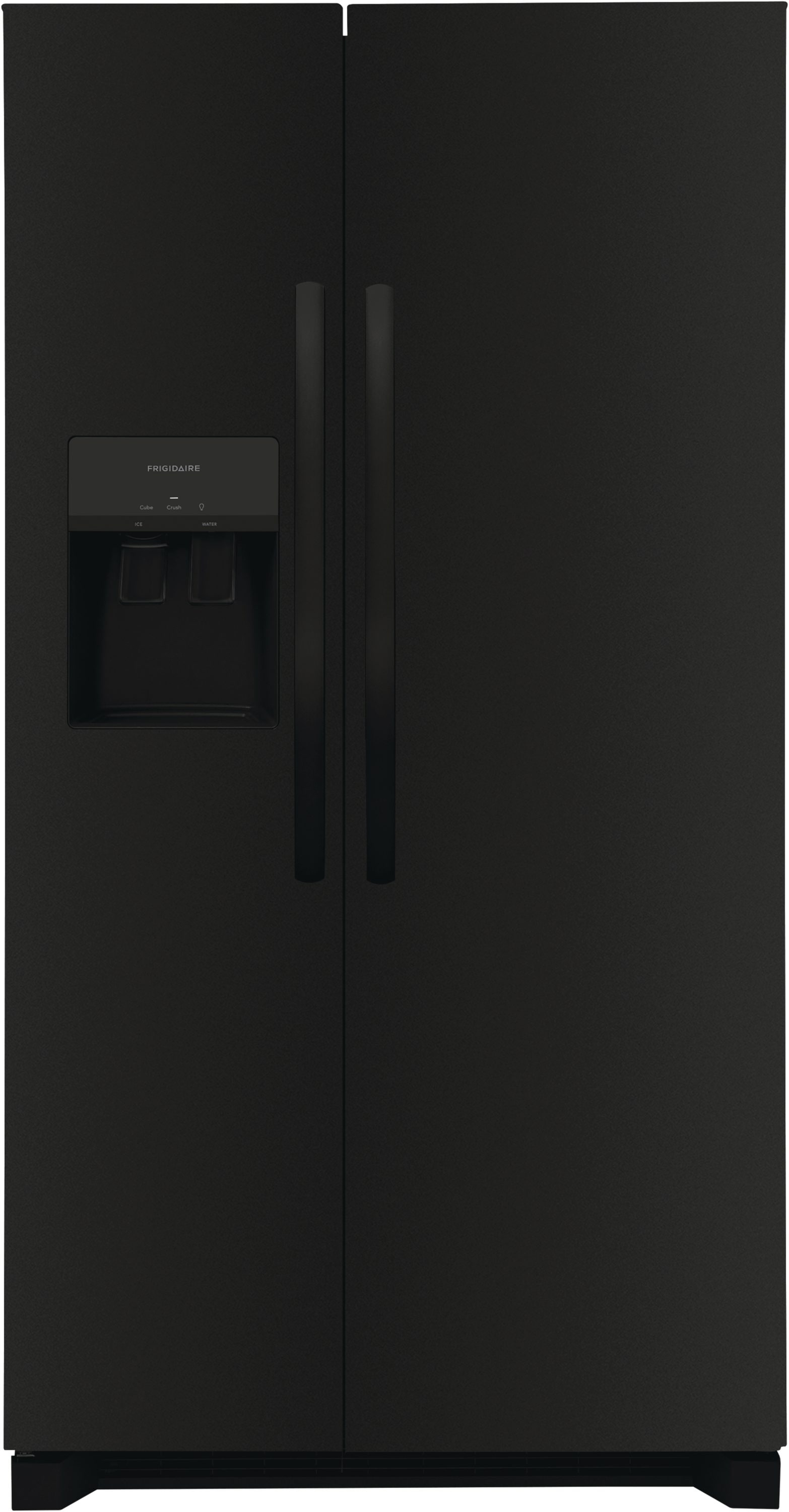 Frigidaire 25.6-cu ft Side-by-Side Refrigerator with Ice Maker ,Water and Ice Dispenser ( Black ) ENERGY STAR Certified