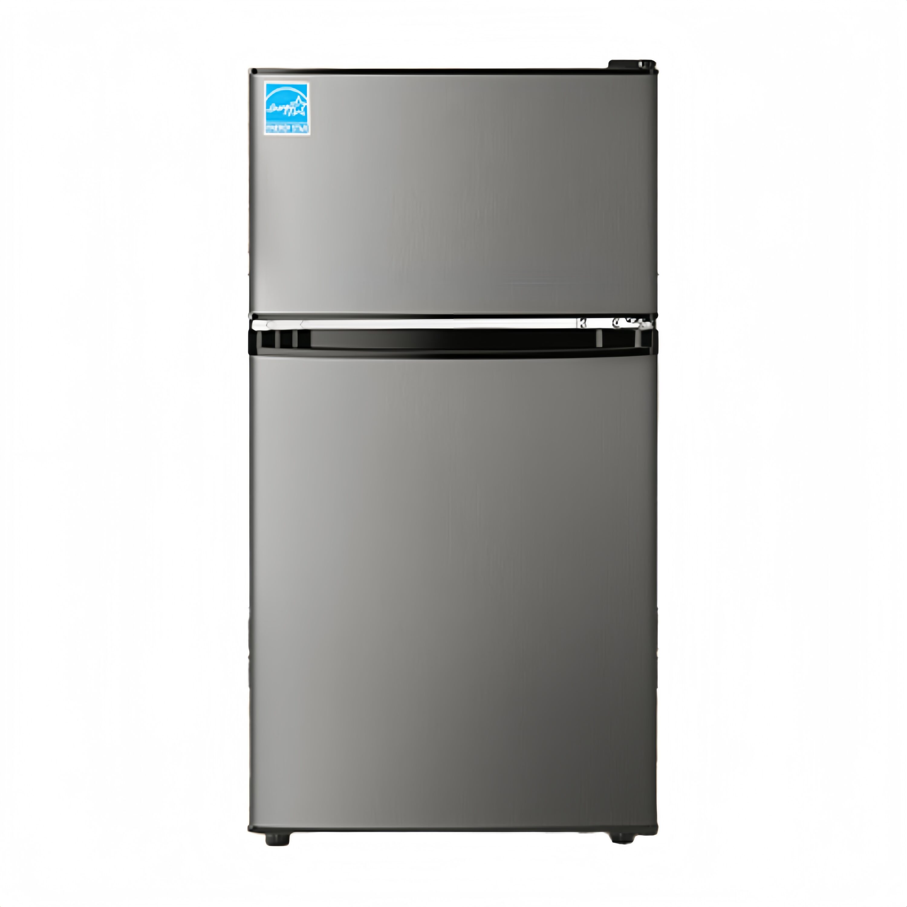 Upstreman 3.1-cu ft Mini Fridge with Freezer(Stainless Steel)ENERGY STAR