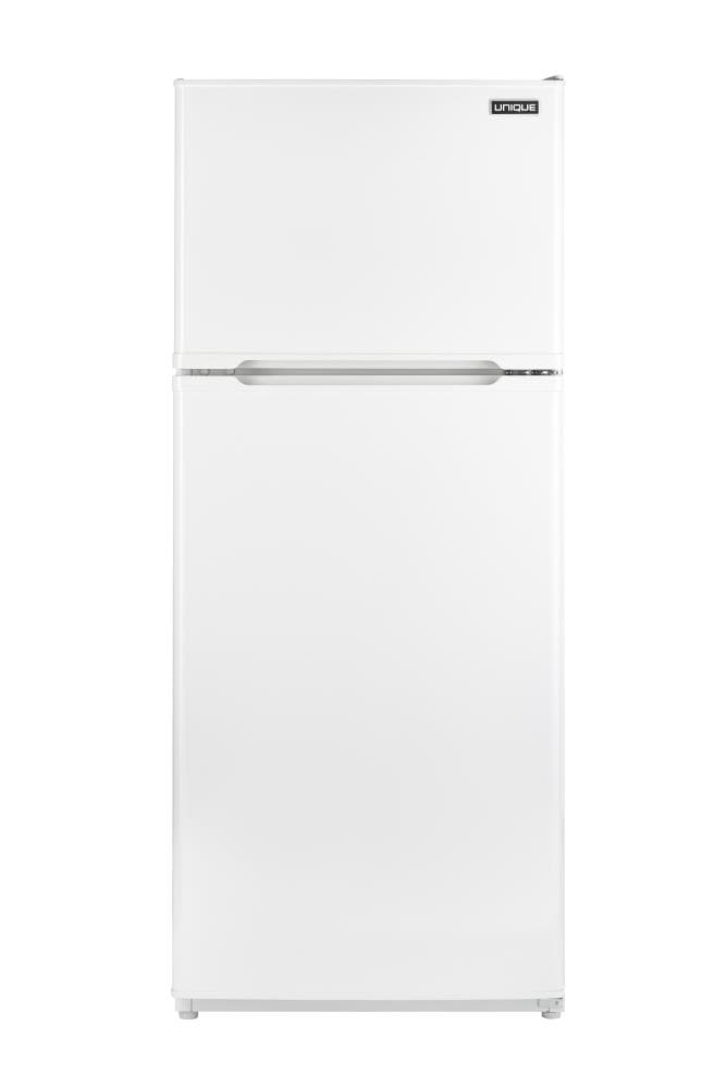 UNIQUE Off-Grid 14-cu ft Top-Freezer Refrigerator ( White )