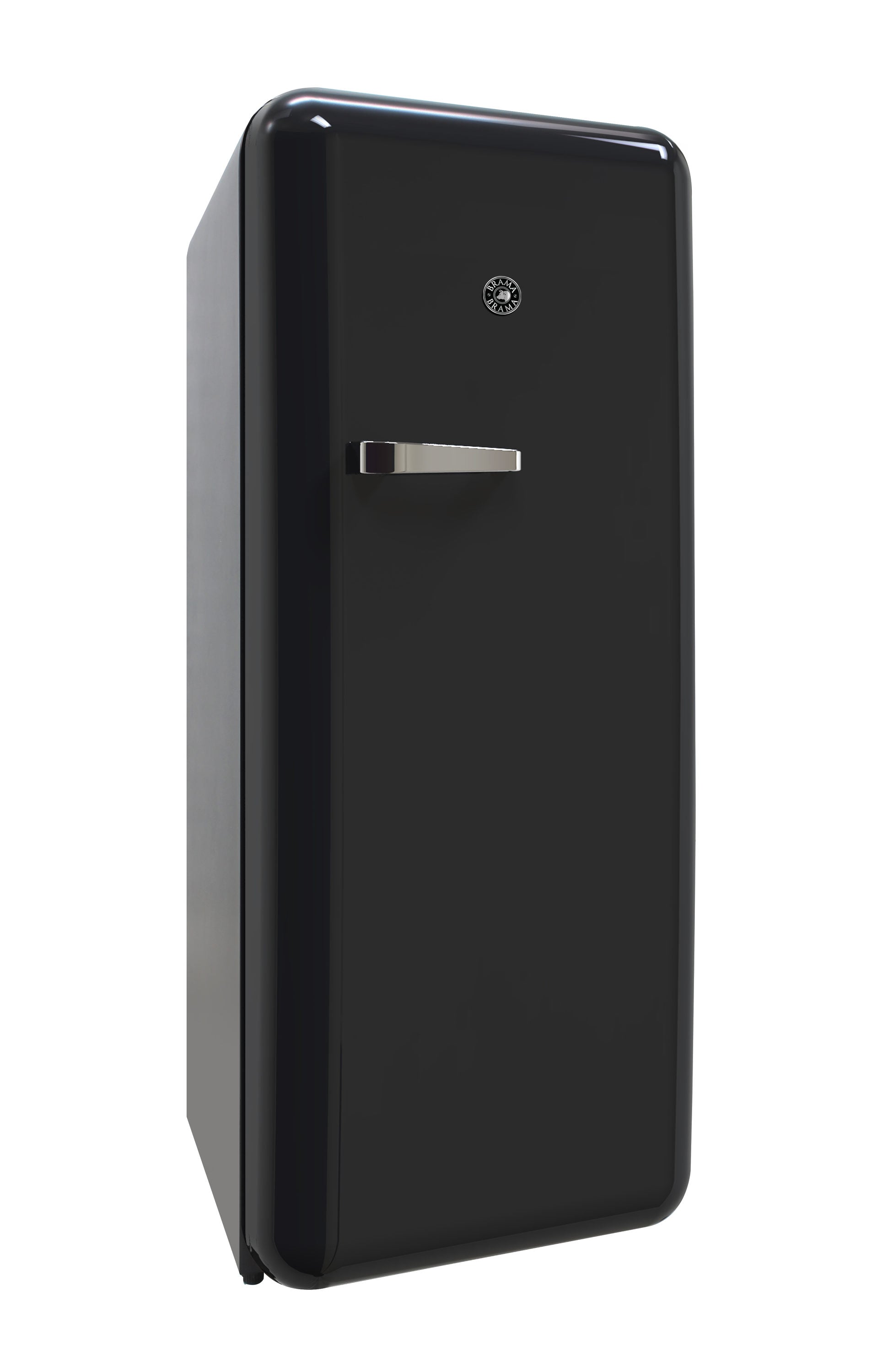 Brama 9.9-cu ft Counter-Depth Top-Freezer Refrigerator ( Black )