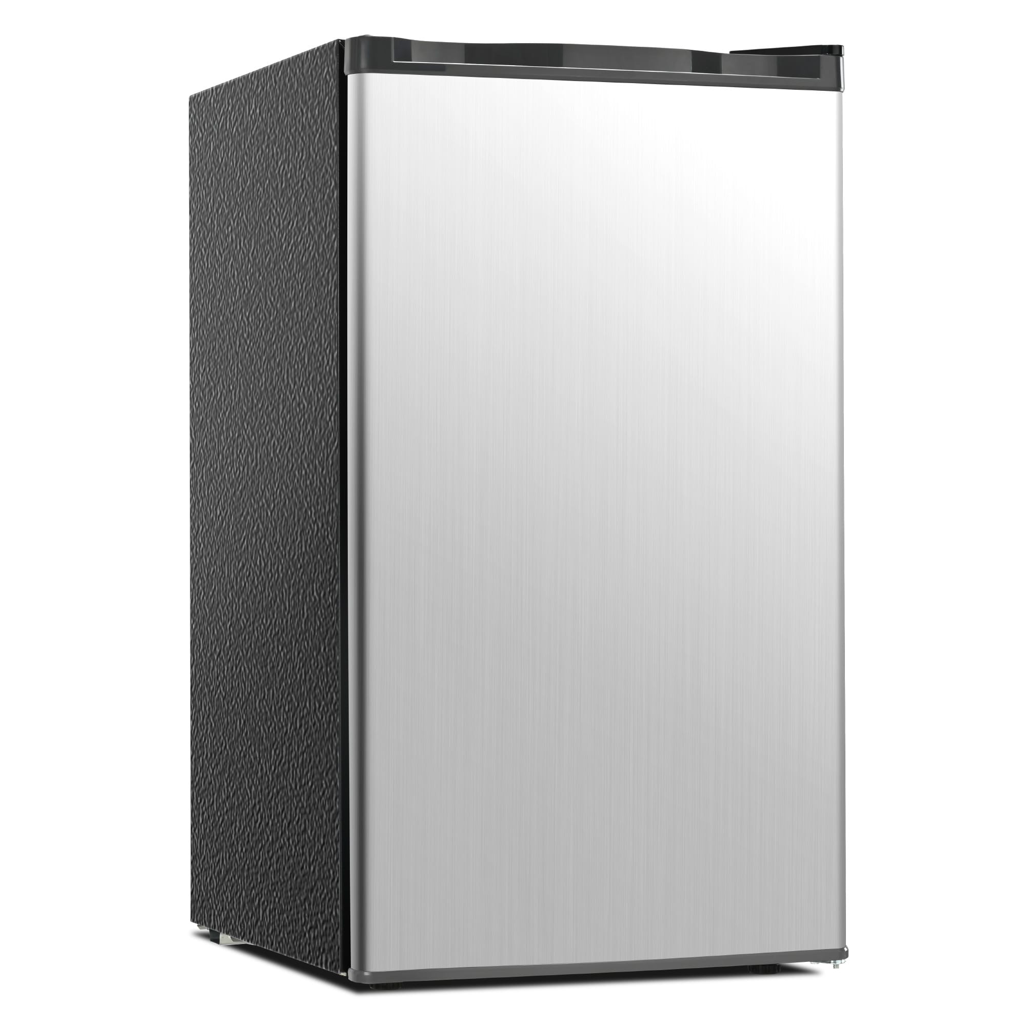 Euhomy 3.2 Cu.Ft Single Door Mini Fridge with Freezer in Sliver